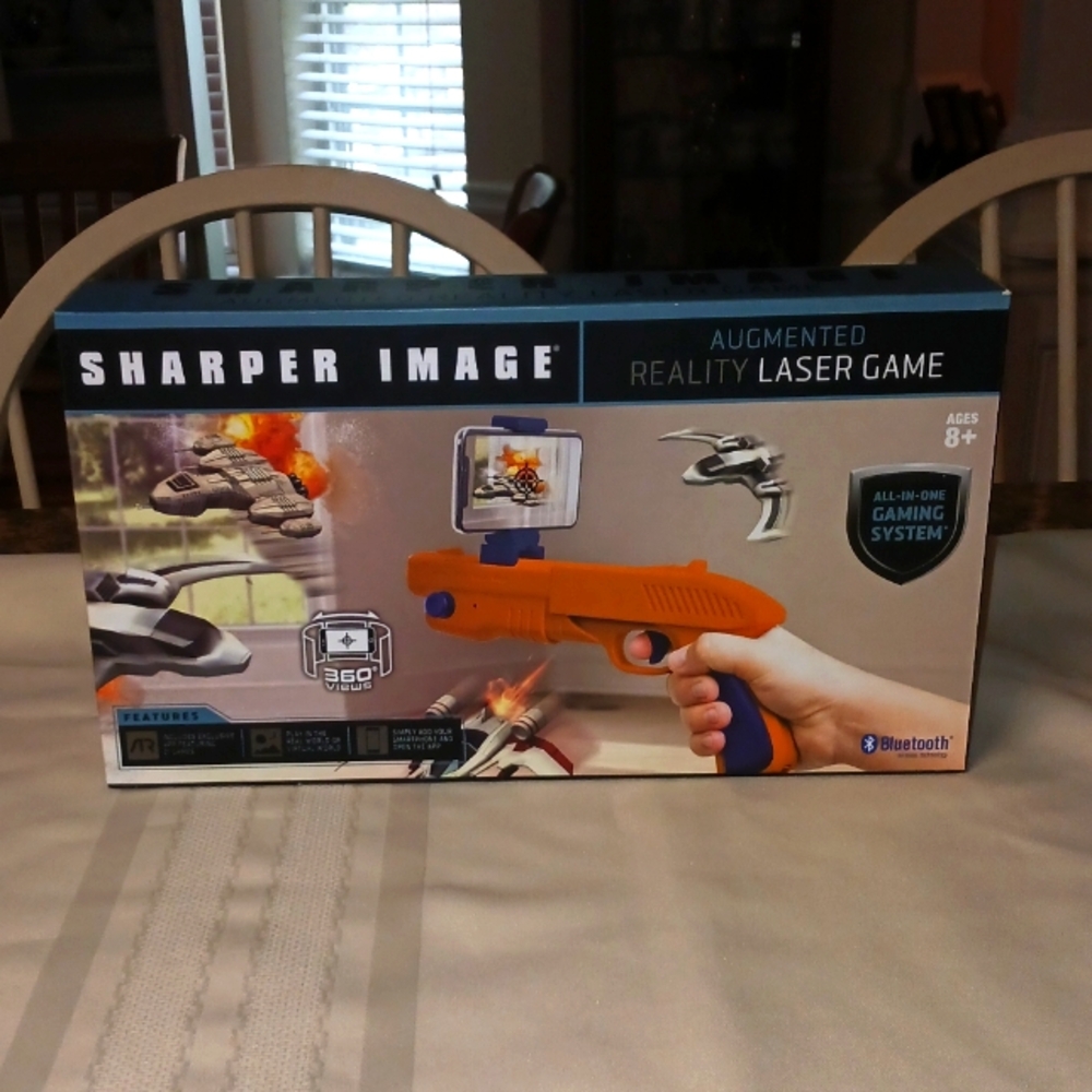 Sharper Image NWT Augmented Reality Laser Game - Orange